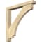 Ekena Millwork Imperial Block Rough Sawn Bracket w/ Offset Brace, Douglas Fir, 4"W x 26"D x 26"H BKT0402X26X26IMP05RDF - alternate 1
